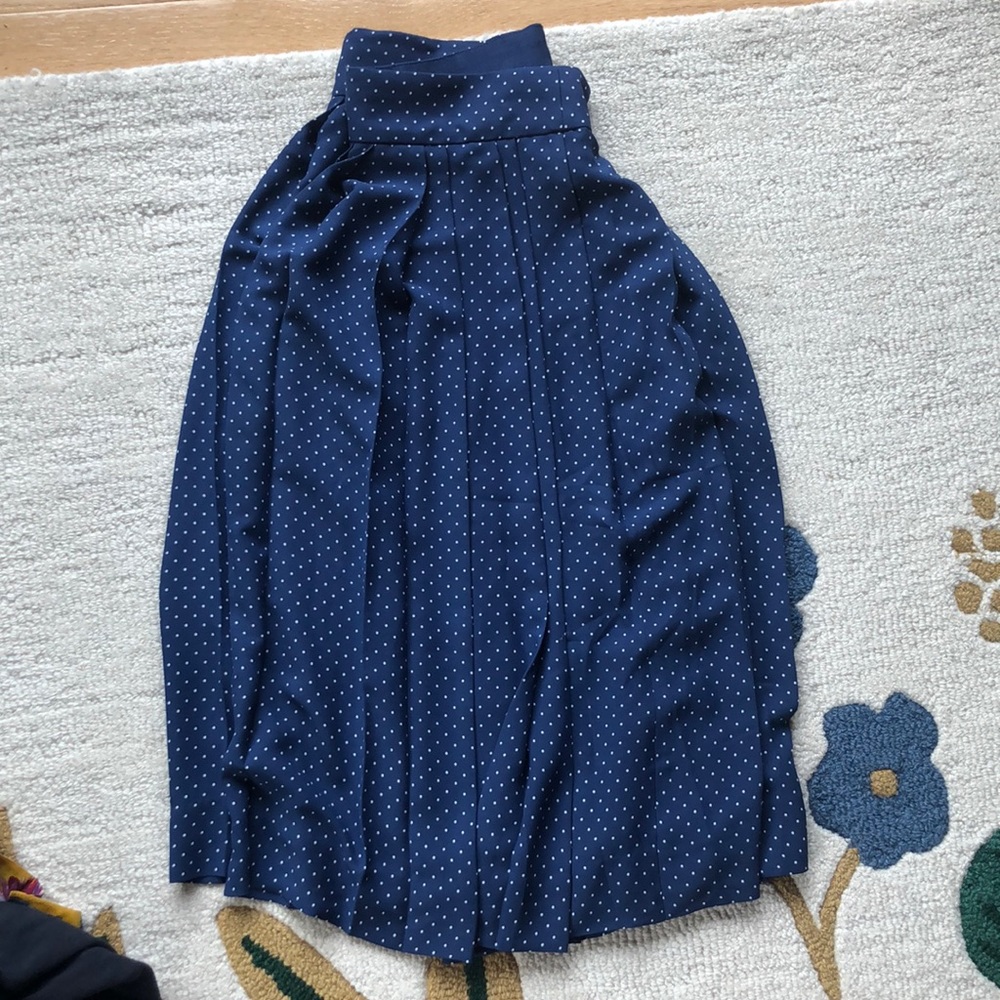 Jcrew polka dot skirt